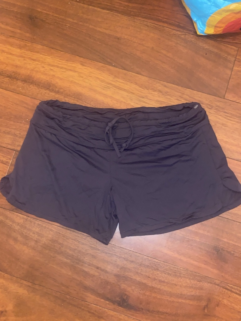 Athleta Women's Black Lounge Shorts with Drawstring Waist